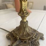 18th century Rococo style bronze lamp