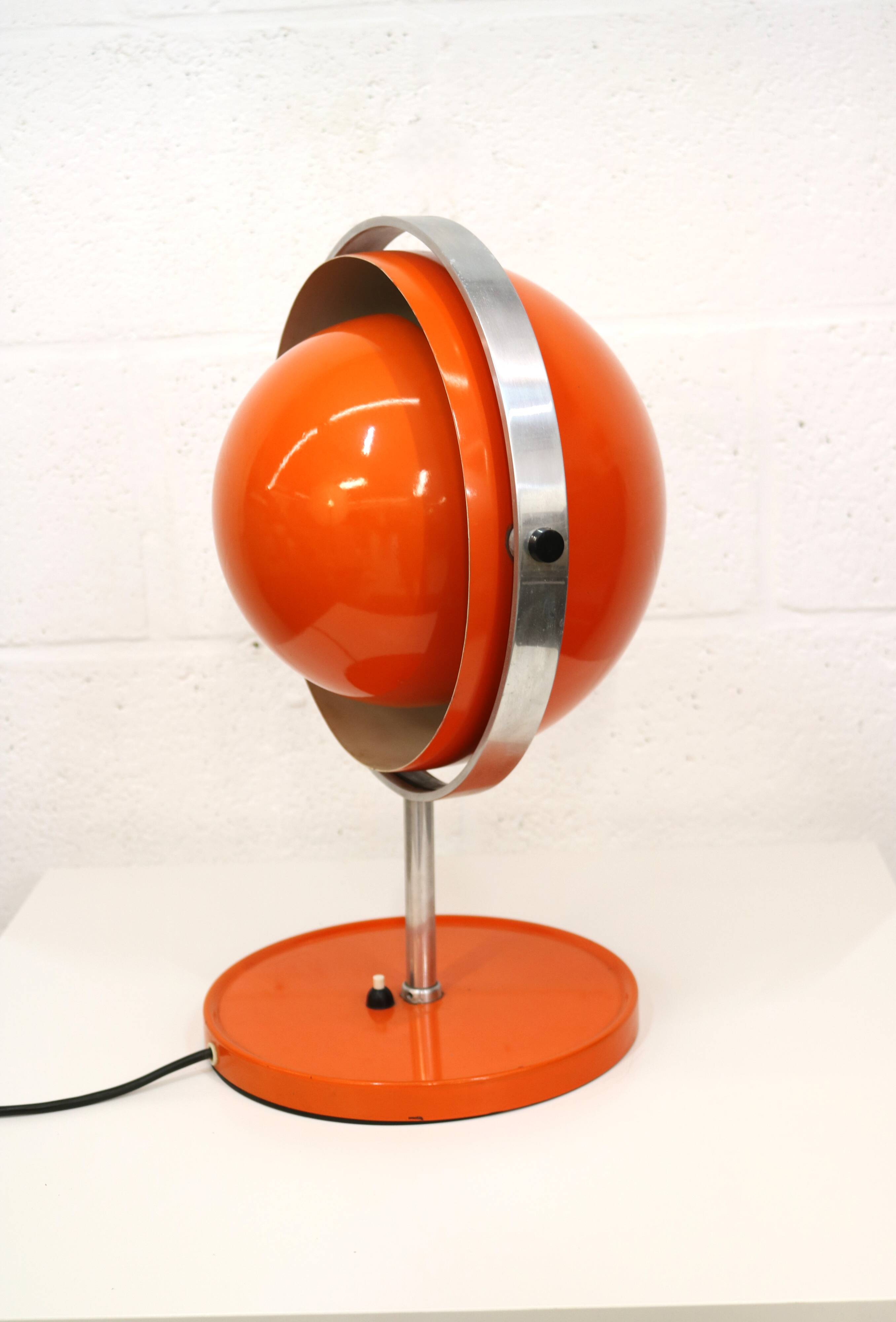 Rare vintage Moonlight space age table lamp by Buch & Jørgensen for Quality