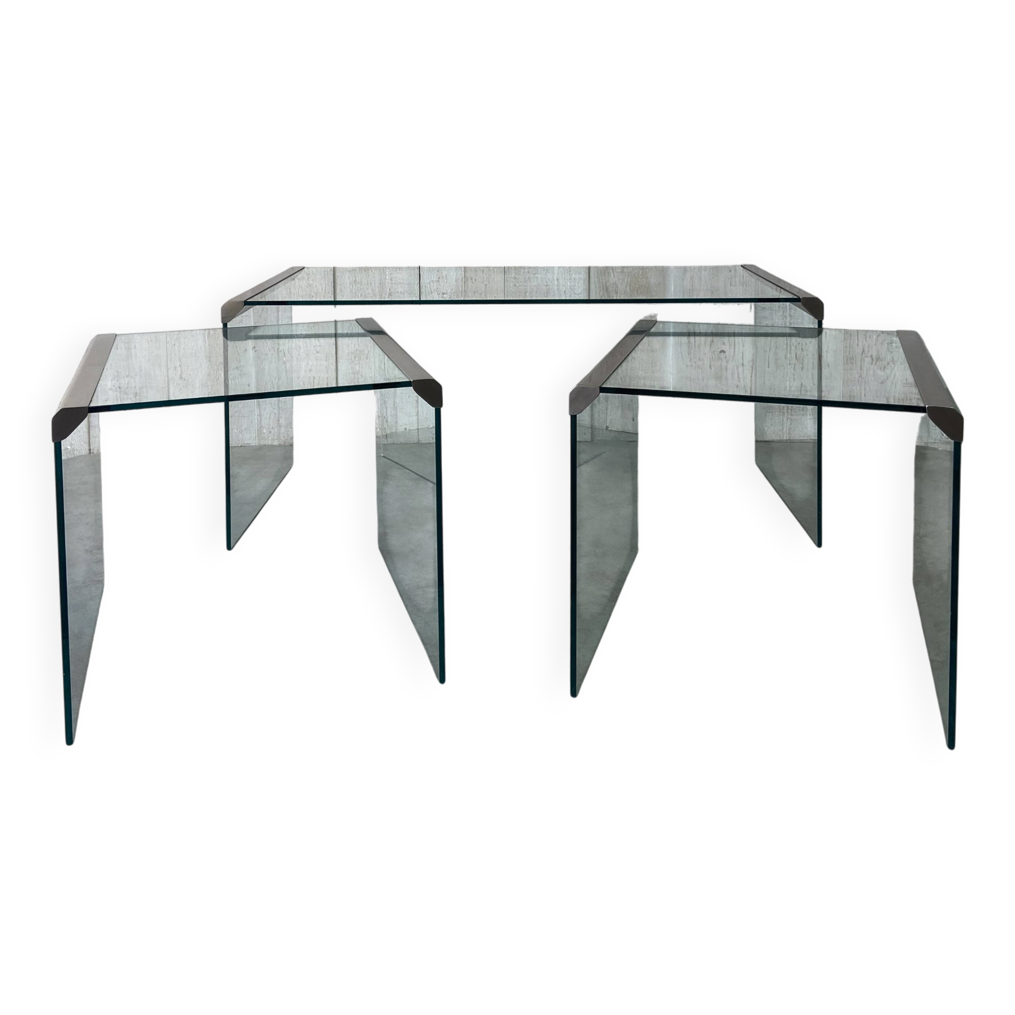 Set of 3 coffee tables Galliotti & Radice