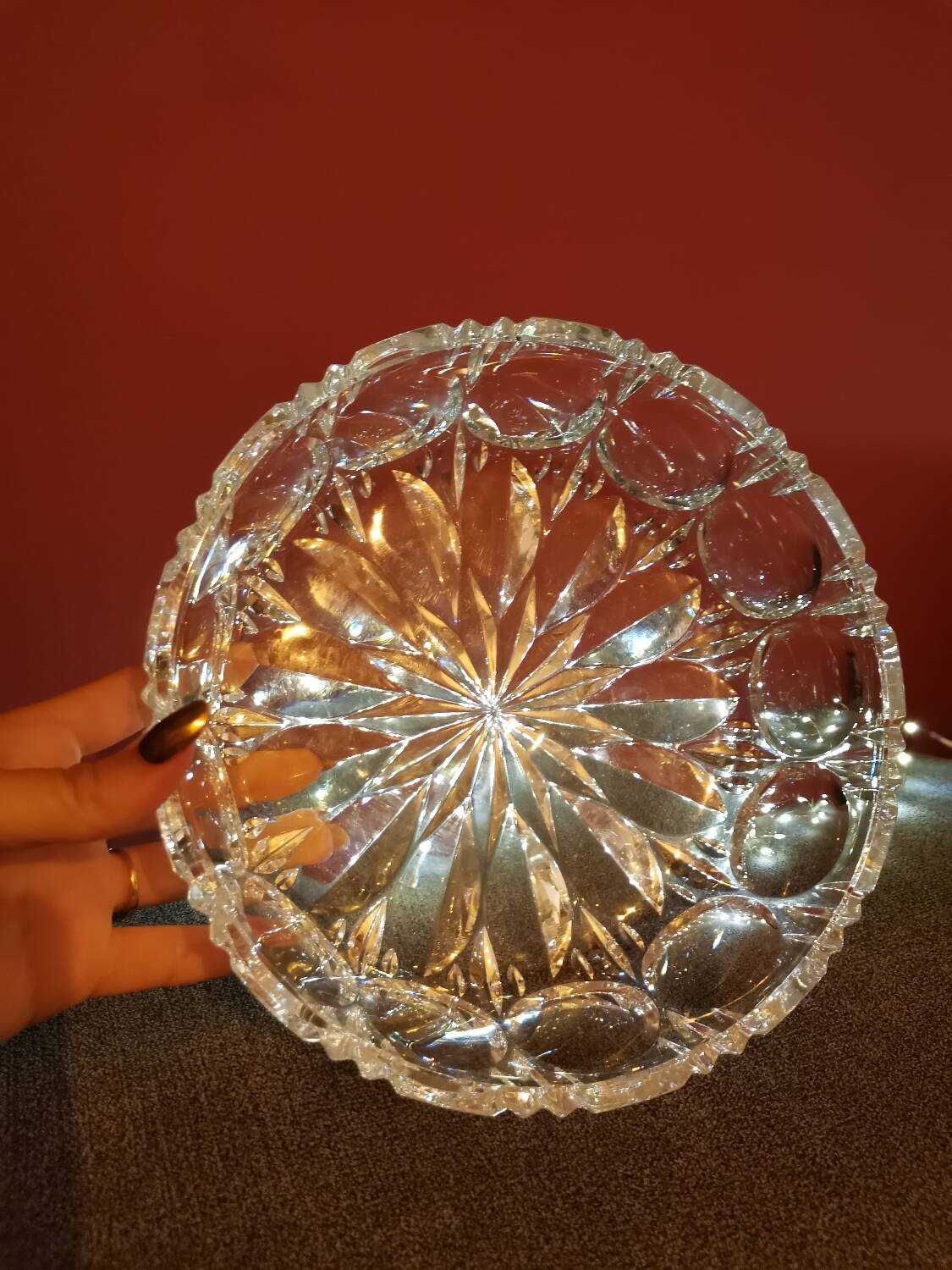 Crystal Salad Bowl