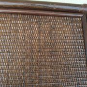 Meuble de rangement en rotin vintage