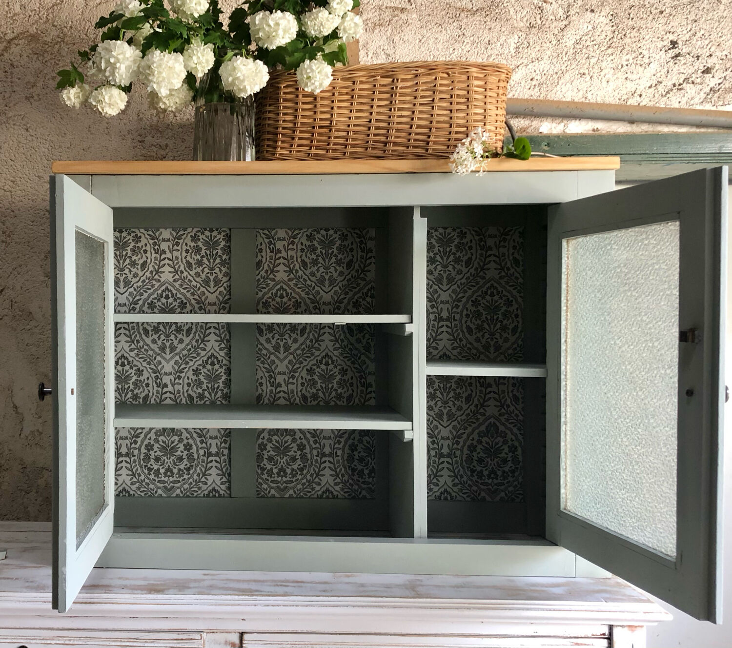 Vintage wall cabinet