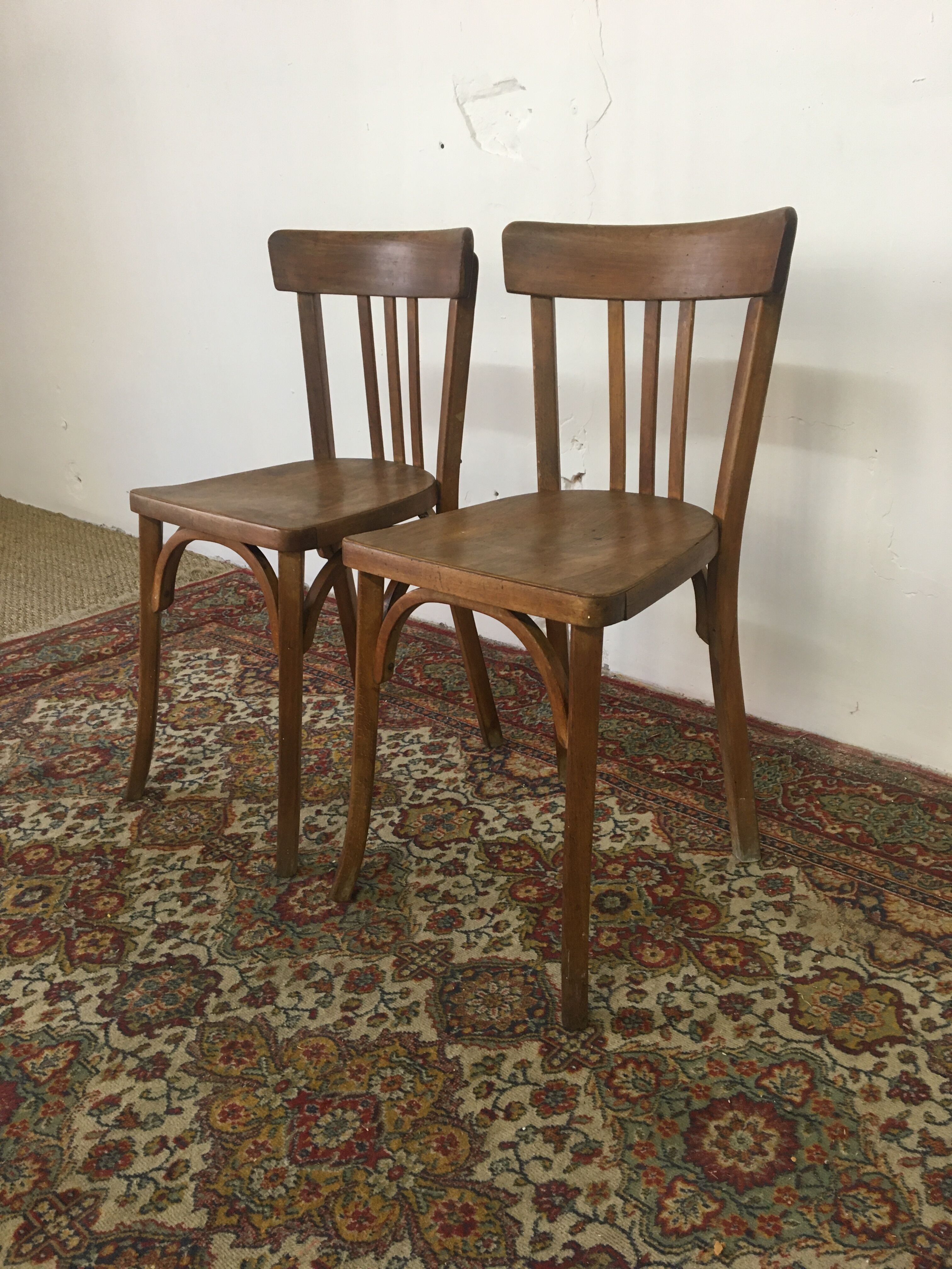 Paire de chaises bistrot Baumann
