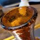 Bubbled glass vase