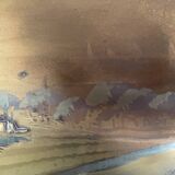 Tableau sur métal Port Grimaud