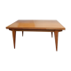 Extending table with vintage compass legs 50s