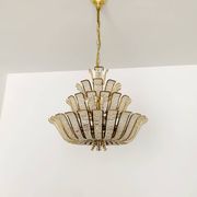 Crystal Glass Chandelier by Palwa