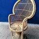Armchair Emmanuelle size child wicker vintage rattan / Height: 80 cm