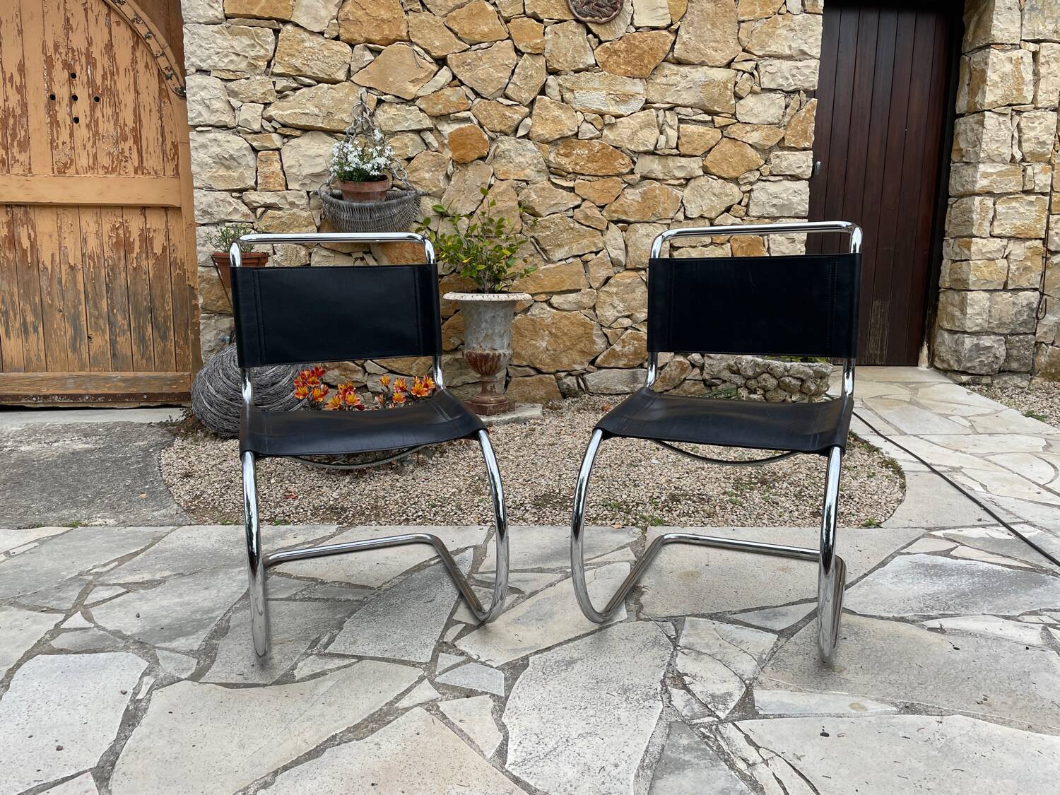 Chaises Mies Van Der Rohe Édition Année 80