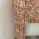 Cheminée art déco en marbre rose veiné XX siècle