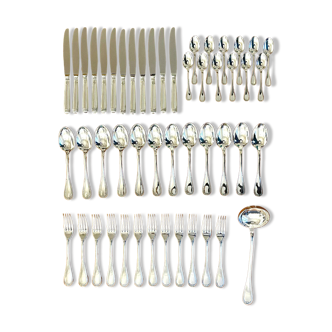 Christofle Malmaison cutlery set 49 pieces, near new condition with box