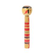 Large Kokeshi Doll XL Solid Wood Japan Showa Period 37cm