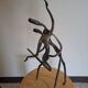 Sculpture Yves Lohé, couple de danseurs