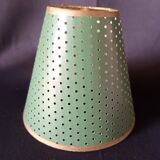 Perforated clip-on lampshade