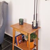 50s side table with compass legs