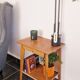 1950s side table with compass legs