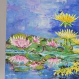 Huile sur toile nénuphars