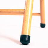 Chaises pliantes vintage italiennes avec siège en paille, set de 3