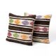 Set of 2 vintage kilim cushion covers 48x51 cm