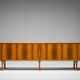 Large Rosewood Sideboard by Henning Kjaernulf for Bruno Hansen, 1950s