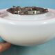 Old globe ceiling lamp 24 cm diameter h 9 cm