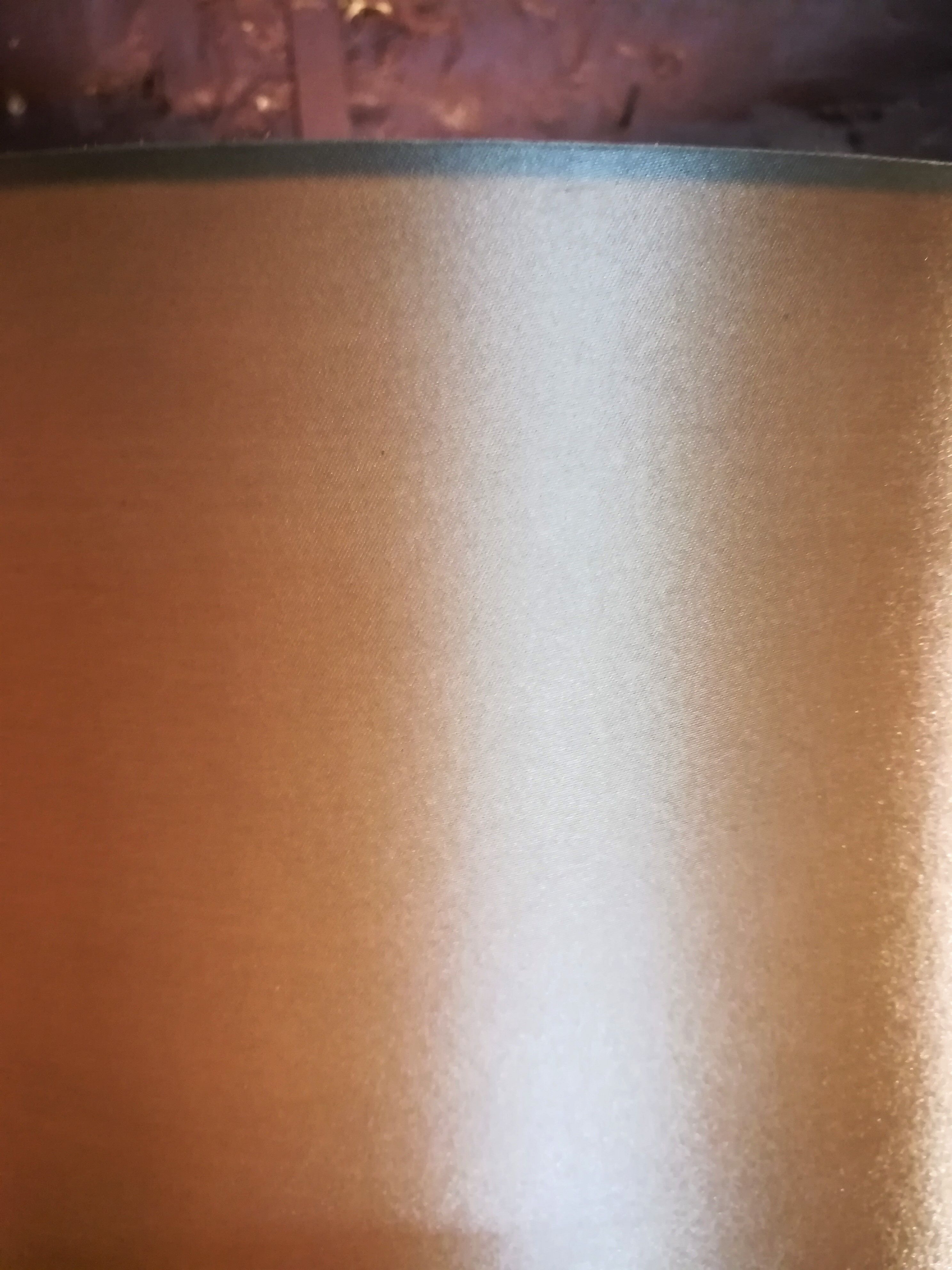 Lamp in glass and chrome