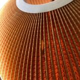 Space age cocoon plisse pendant lamps, 1960s