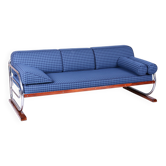 Czech Bauhaus Chrome and Beech Sofa attributed to Robert Slezak, 1930s