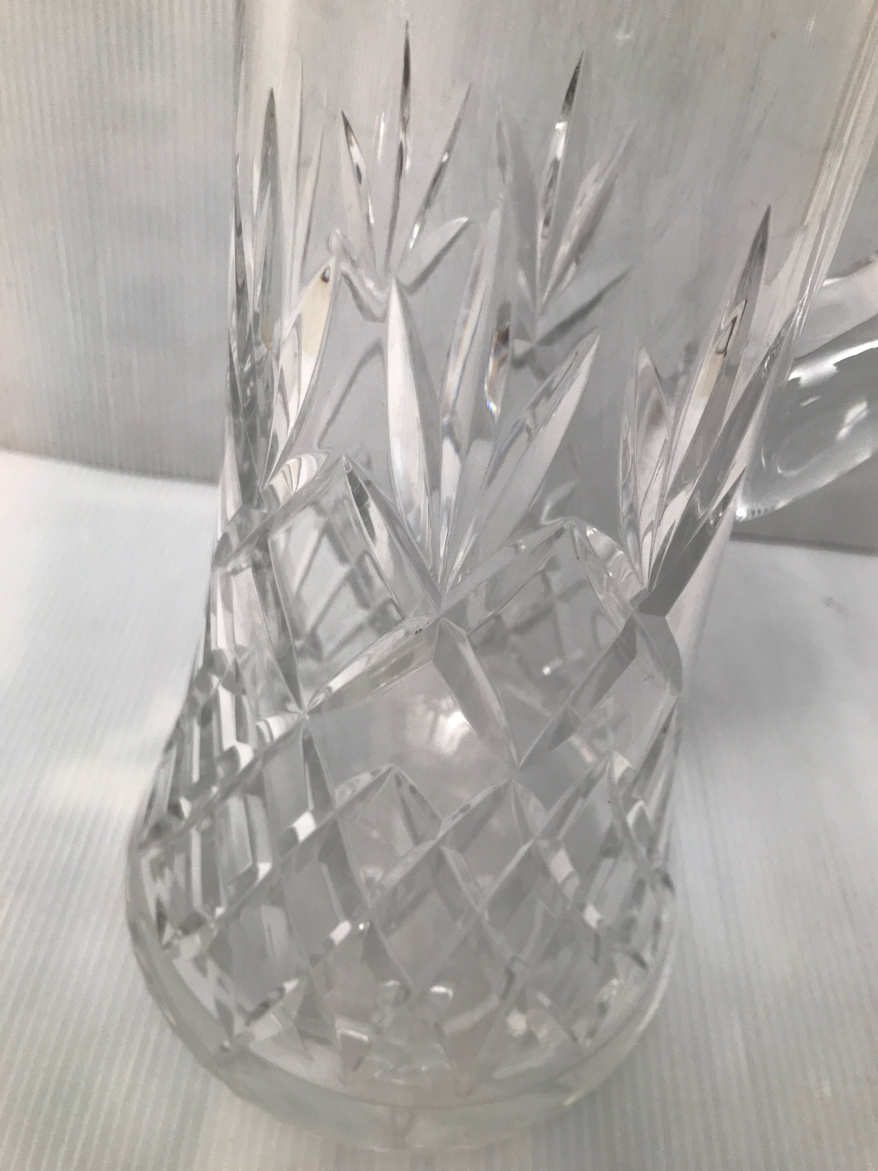 Crystal water pitcher 30s