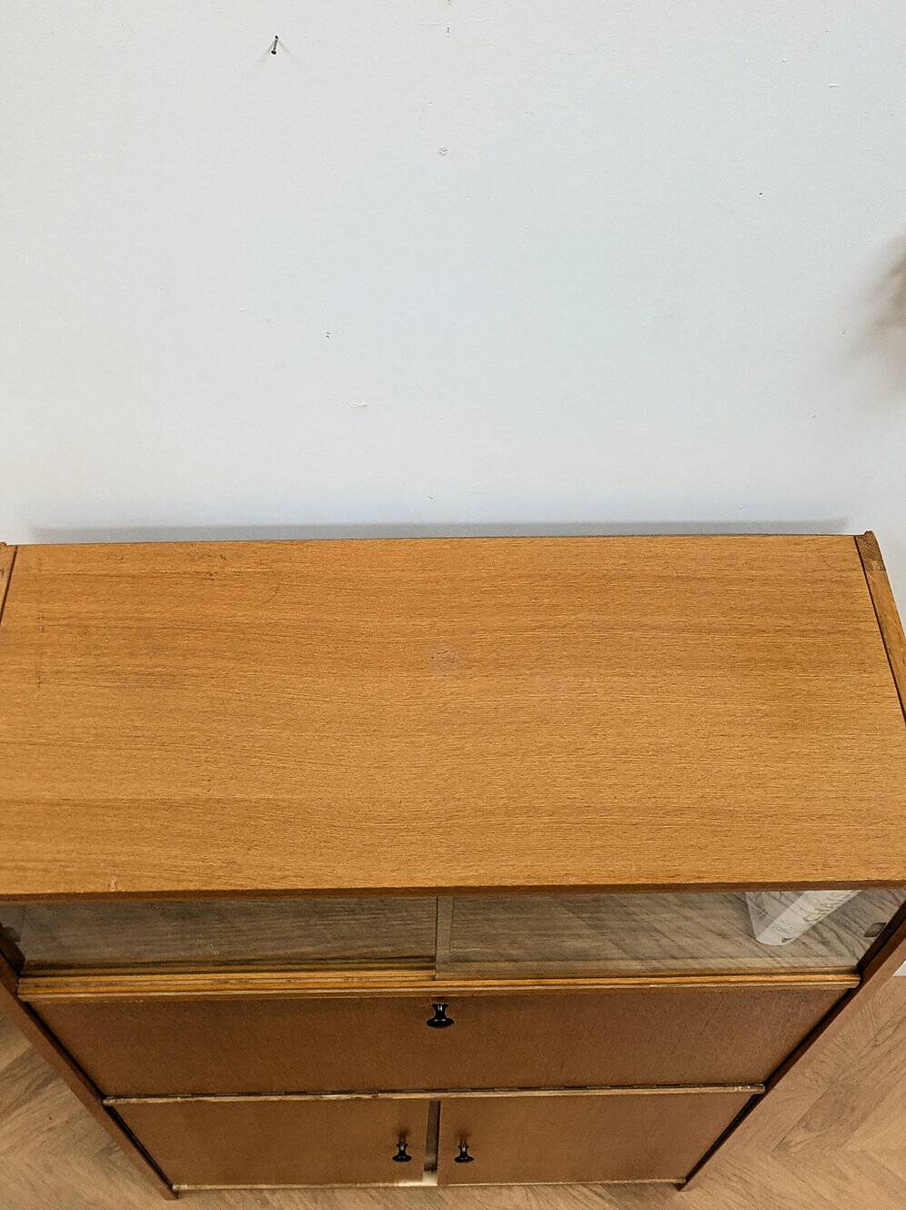 Vintage oak secretary