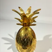 Pineapple brass ice bucket New Old Stock
