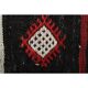 Vintage Turkish Oushak Handmade Wool Cotton Black Area Rug 257x390