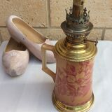 Lampe à pétrole avec anse corps céramique