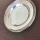 Art Deco silver metal presentation plate