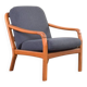 Mid-Century Danish Teak Lounge Chair by Dyrlund, 1970s.