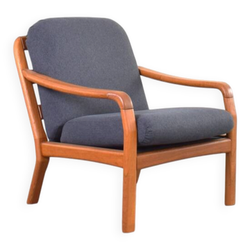 Mid-Century Danish Teak Lounge Chair by Dyrlund, 1970s.