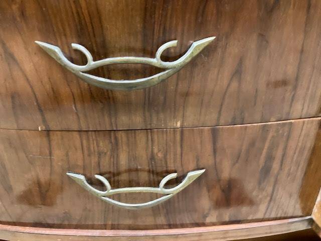 Art Deco 3-door, 2-drawer sideboard