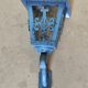 Old wall lamp vintage lantern hall and outdoor patina blue pastel