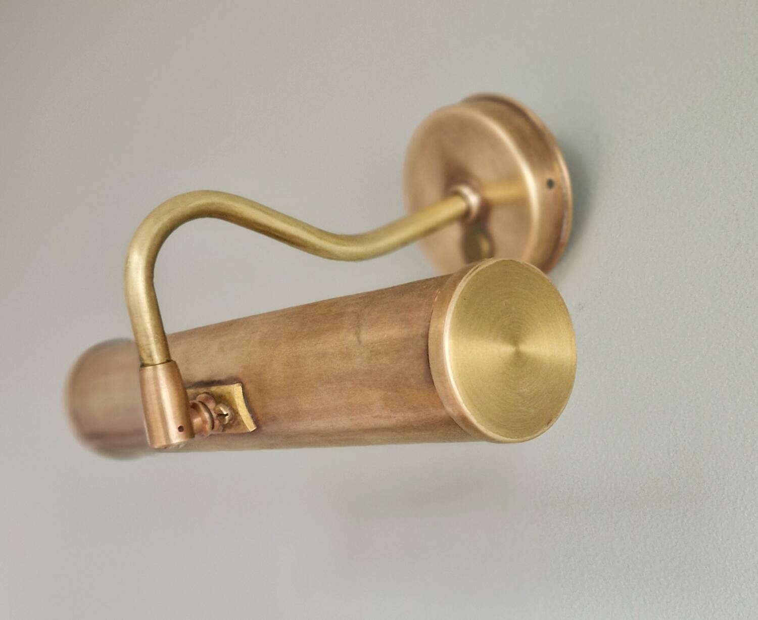 Vintage 80s brass picture light Ikea