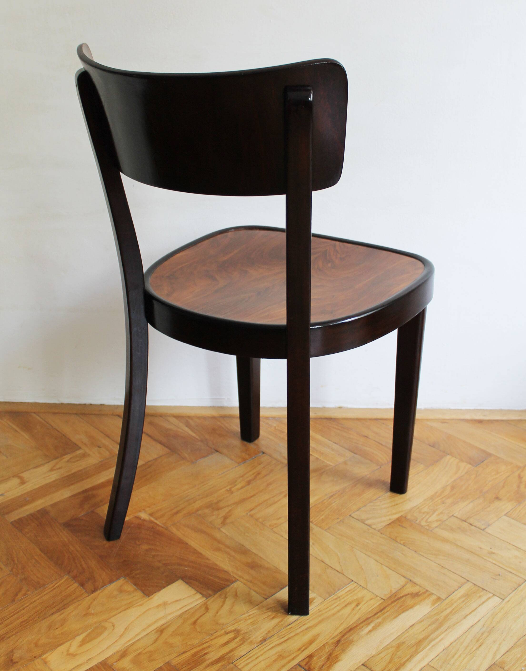 Chaise de salle à manger des années 1930 Modèle A 524 3/4 par Thonet