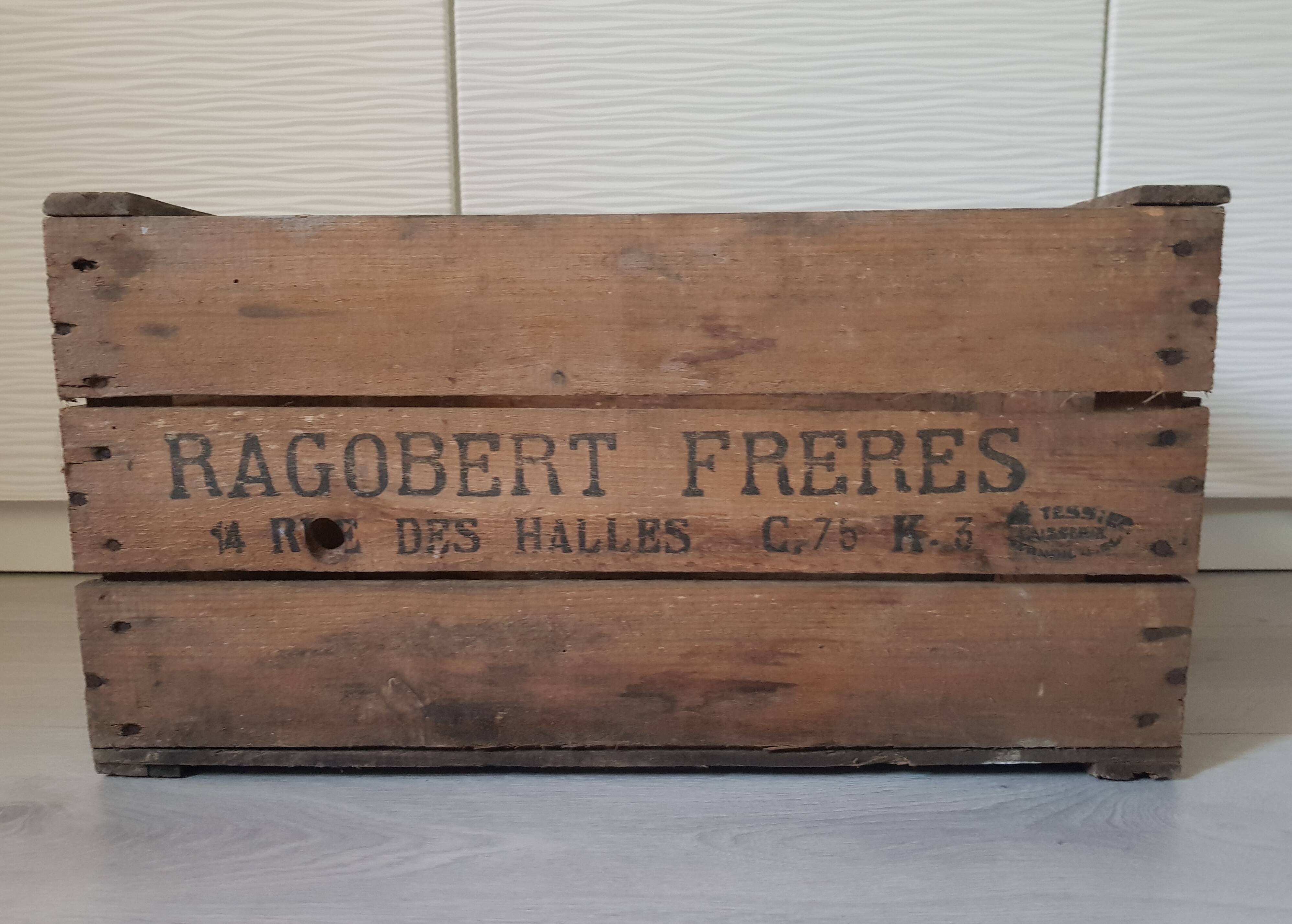 Old wooden crate