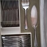 Christofle cake service cutlery set