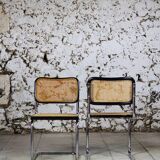 Black b32 chair by Marcel Breuer