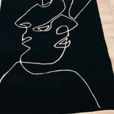 Scandinavian wool rug 170x240cm
