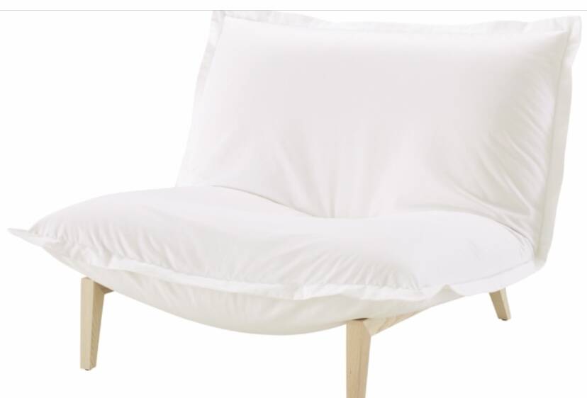 Fabric armchair by Cinna