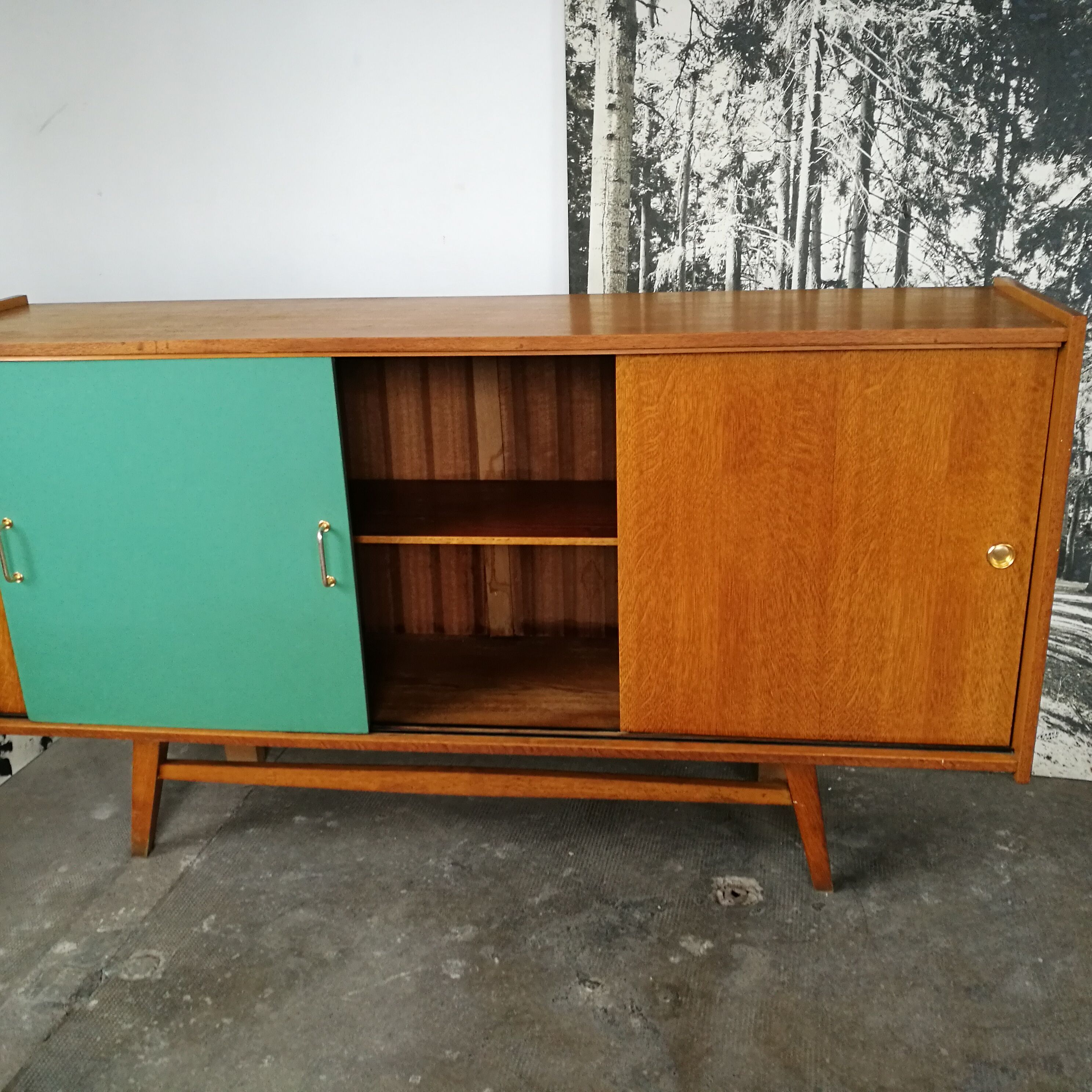 Vintage oak sideboard