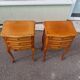 Set of 2 Louis XV bedside tables - Cherry wood