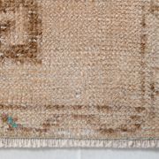 Tapis marron beige turc vintage 94x52cm