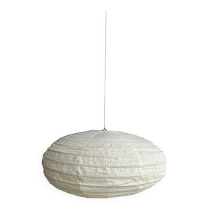 Suspension en rotin et - ovale