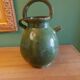Jug, glazed earthenware gargoulette, Provence